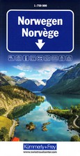 Norwegen Straßenkarte