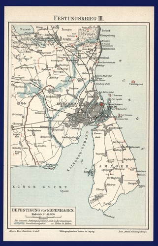 Kopenhagen stadtplan anno - kopenhagen,