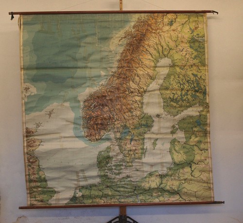 Schulwandkarte nordeuropa - schulwandkarte,