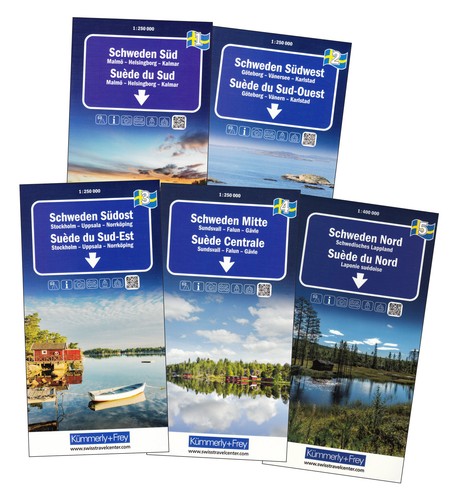 Set schweden regionalkarte - set,