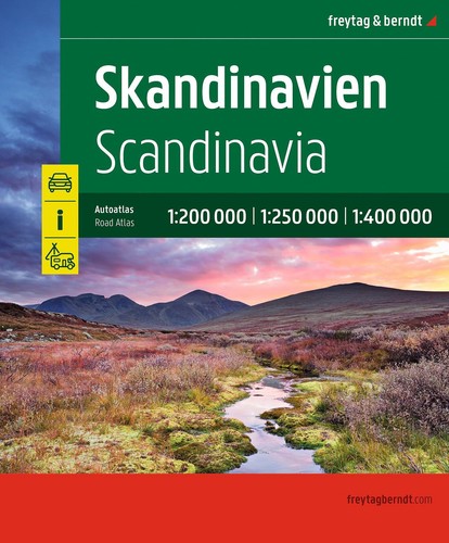 Skandinavien autoatlas - skandinavien,