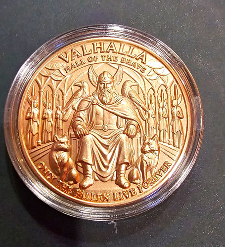Walhalla kupfer 999 - kupfer, münze