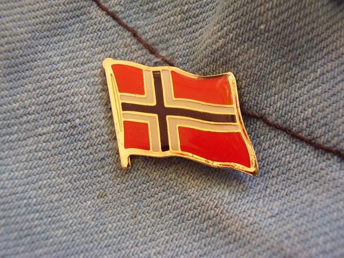 Pin norwegen flagge wappen - flagge,