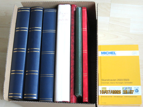 Konvolut briefmarkenalben - konvolut,