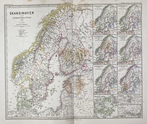 Antike historische karte - antike,